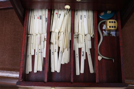 A mahjong set, boxed